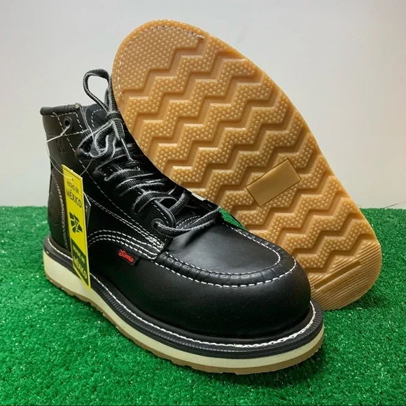 La sierra | Shoes | Mens Leather Work Construction Boots Oak  display picture 1